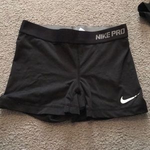 Nike pro spandex shorts